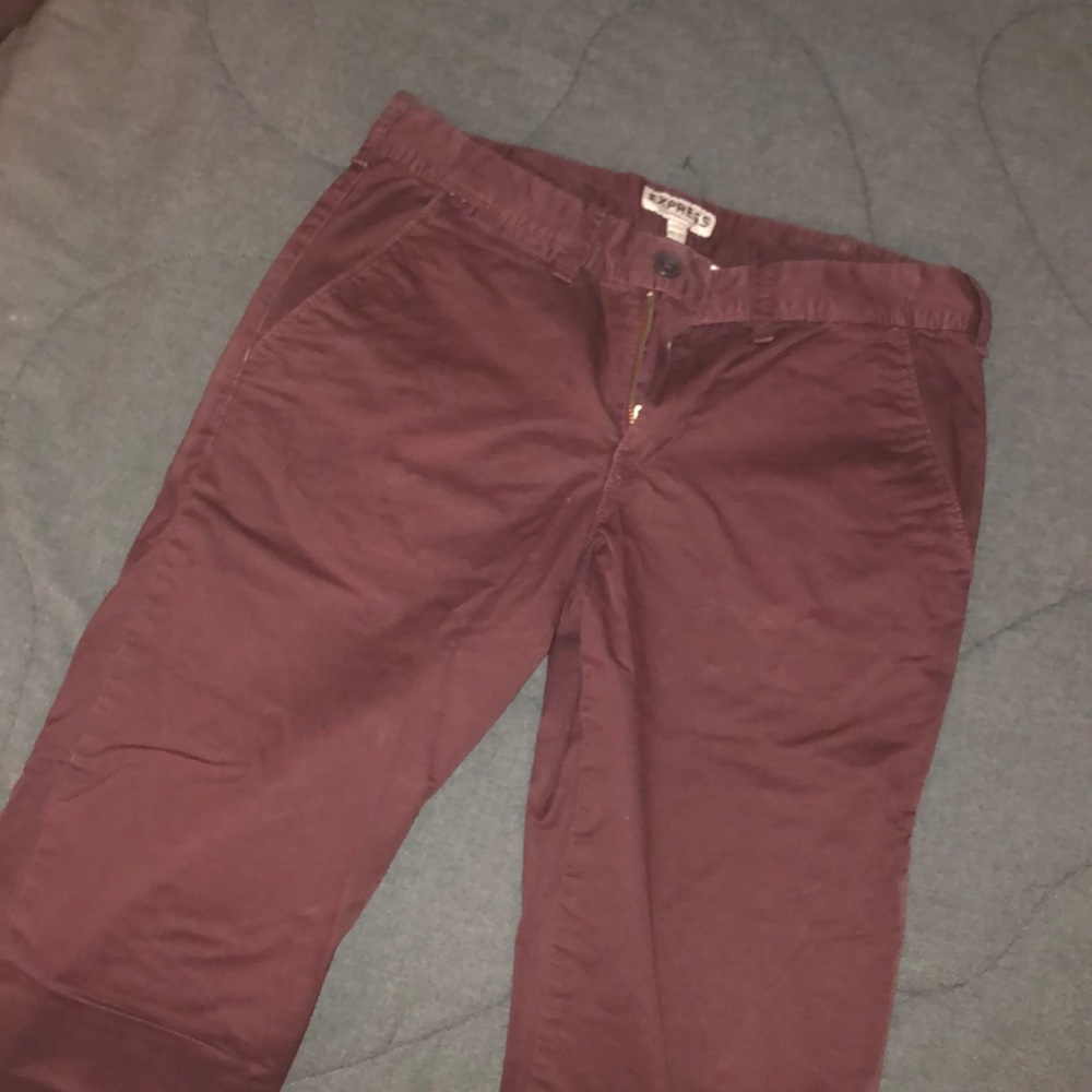 Maroon Express men’s straight fit pants